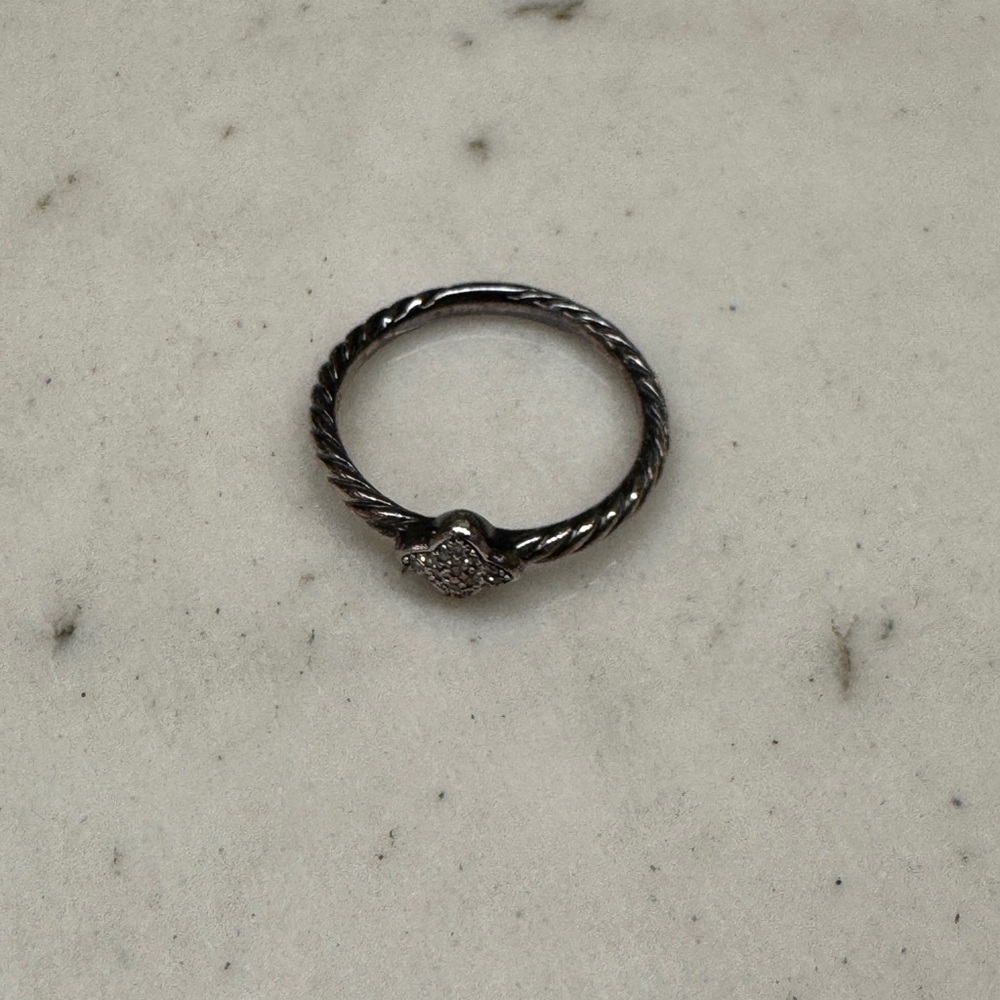 David Yurman small stone ring